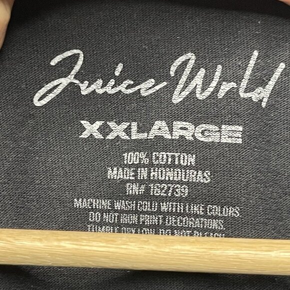 Juice Wrld Pop Art Graphic Rap Tee XXL Black - Picture 3 of 5
